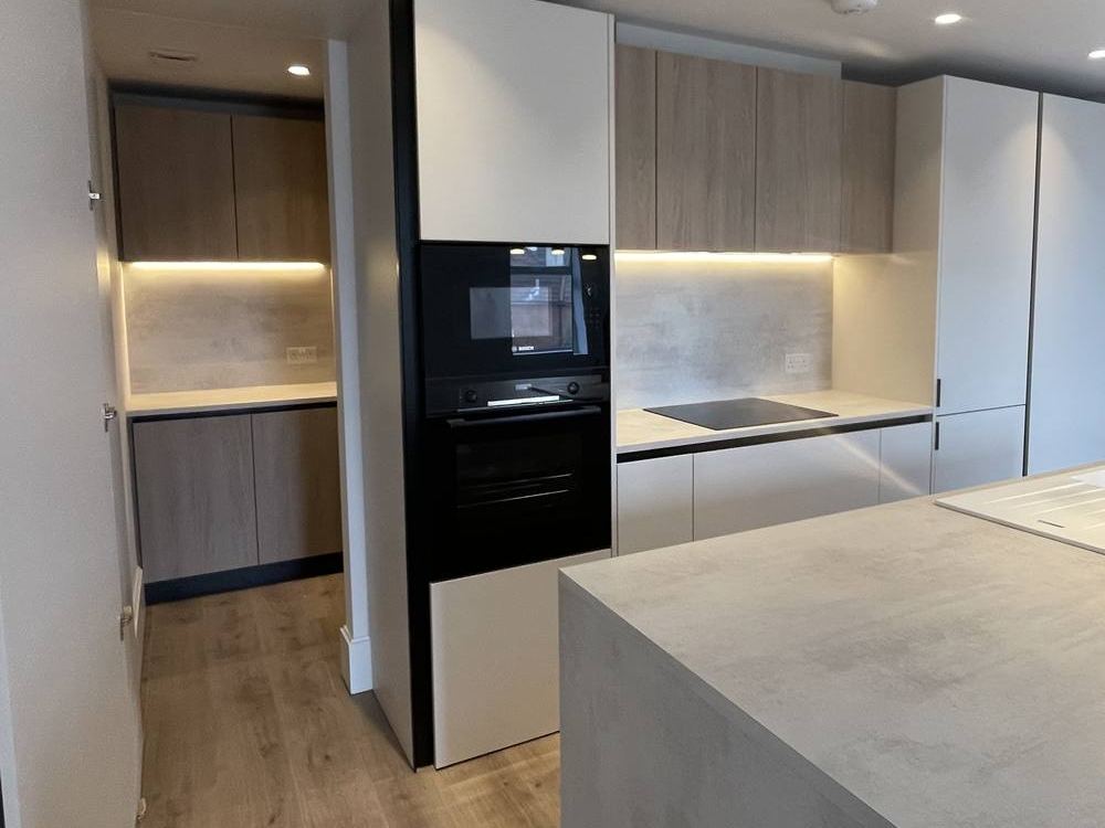 Kitchen in a refurbished maisonette