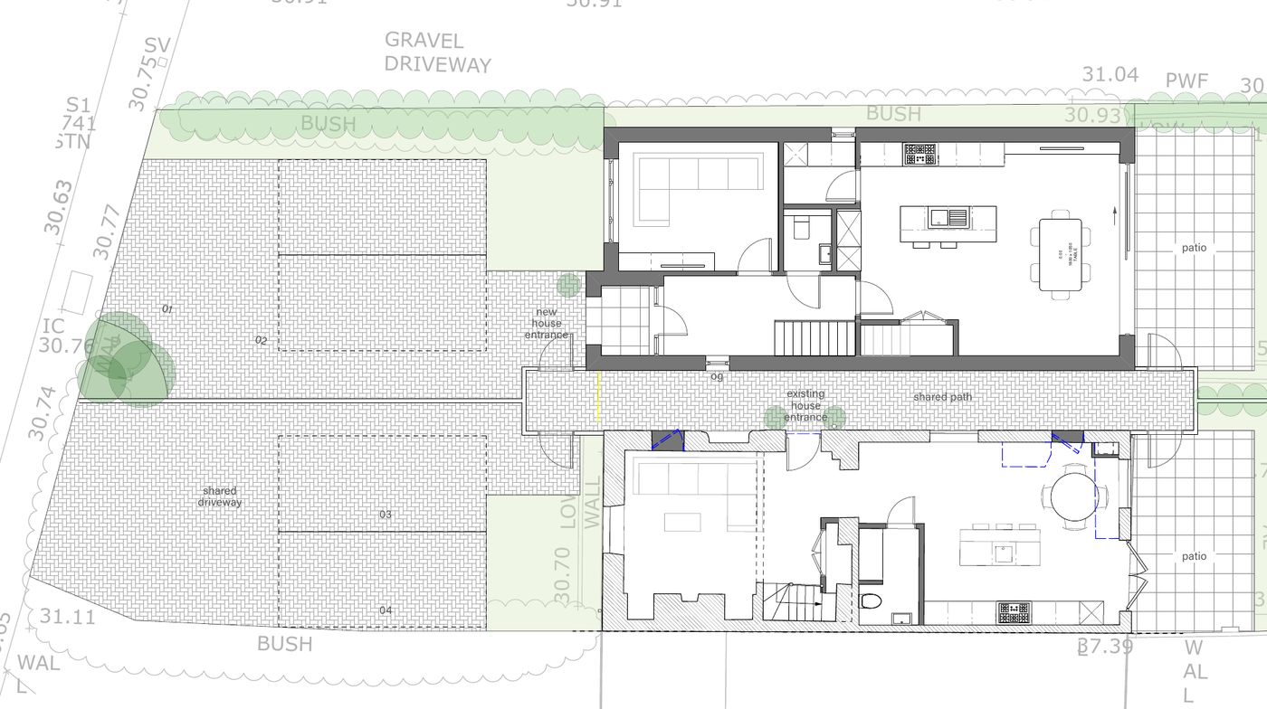 Concept ground floor plan